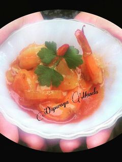 Foto resep Udang masak saos