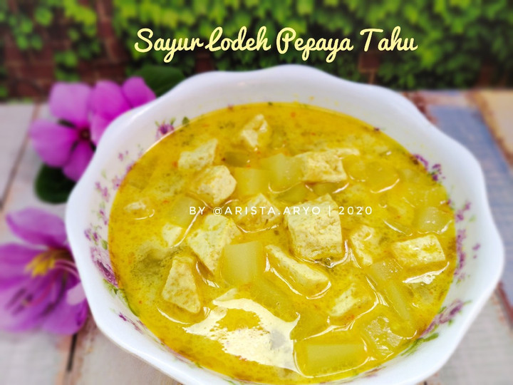 Wajib coba! Resep membuat Sayur Lodeh Pepaya Tahu dijamin gurih