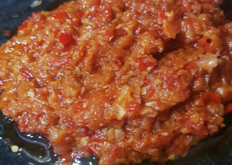 Resep 36. Sambel Terasi Anti Gagal