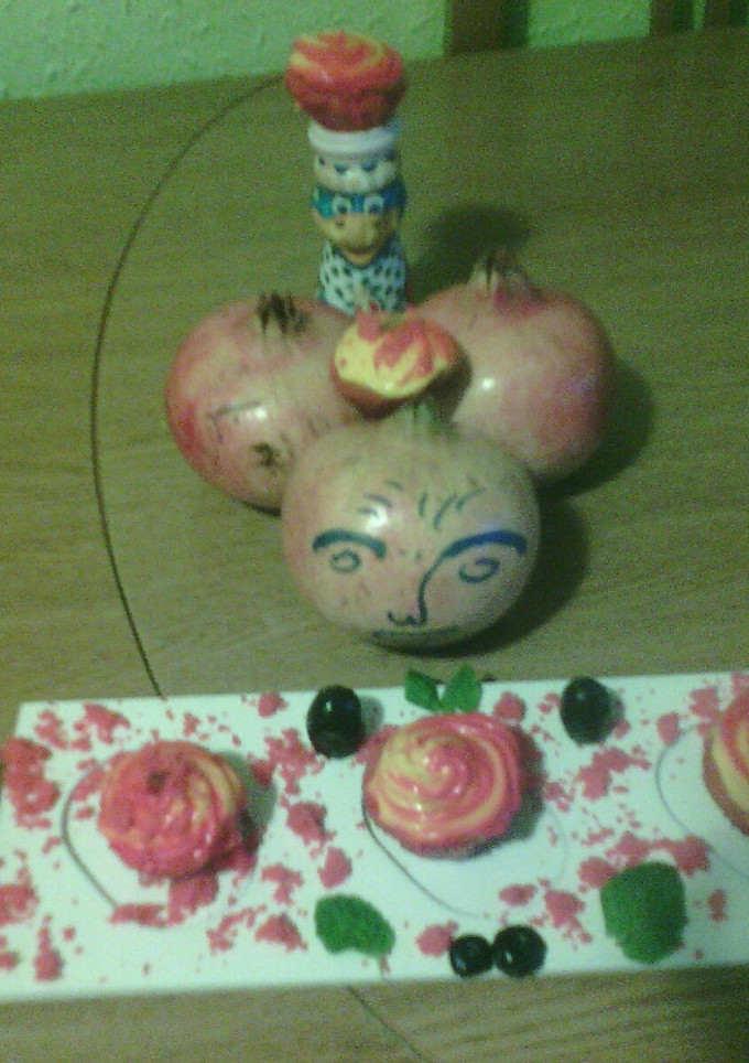 Una foto de Cupcake red velvet con frosting de queso