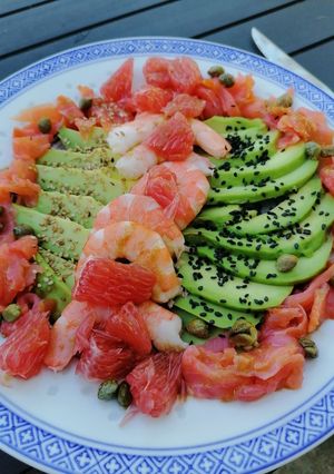 Une photo de Assiette fraîcheur estivale