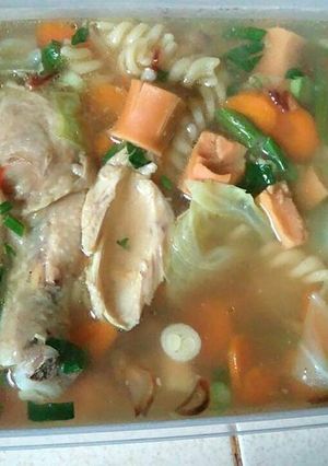 Foto resep Sop ayam anak kos