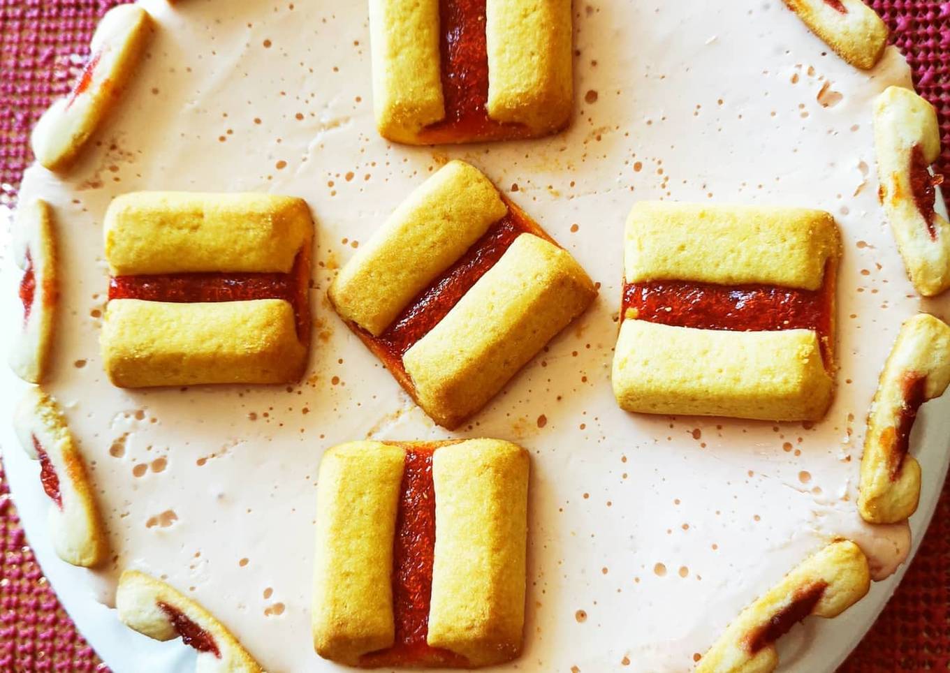 Cheesecake de Barritas de Fresa
