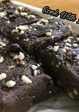 A picture of Chocolate Burfi/ Fudge.