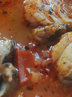 Una foto de Bacalao al pimentón