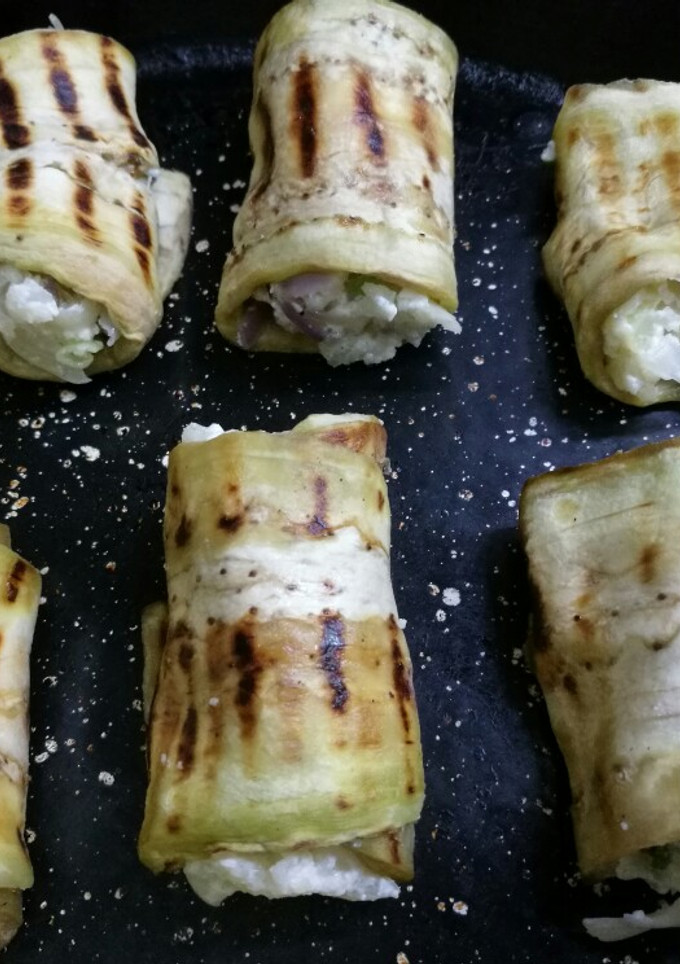 Una foto de Berenjenas rellenas