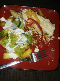 A picture of Snookiee salad.