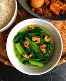 Canh Cải Xanh Nấu Tôm Khô