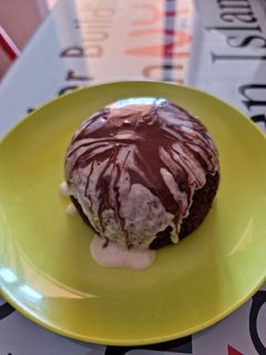Una foto de Bomba de chocolate sin harina