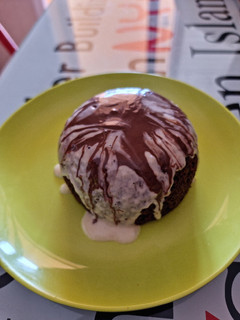 Una foto de Bomba de chocolate sin harina