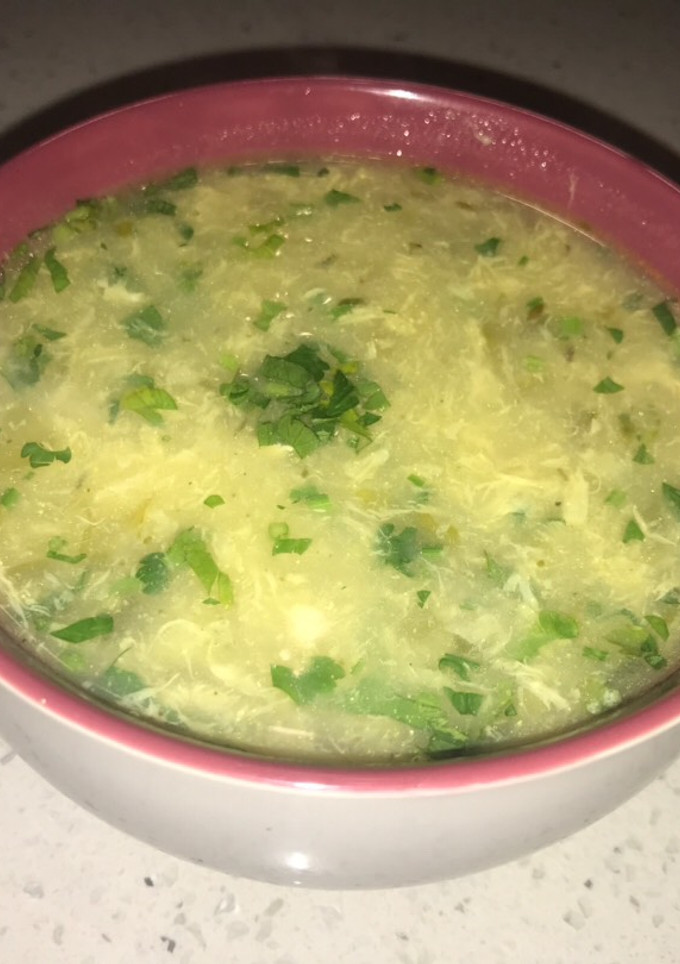Una foto de Sopa de papa y verduras