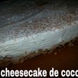 Cheesecake de coco