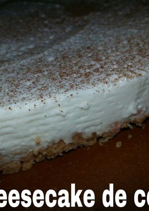Una foto de Cheesecake de coco
