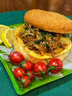 عکسی از دستور مینی برگر ساده و سبک😋