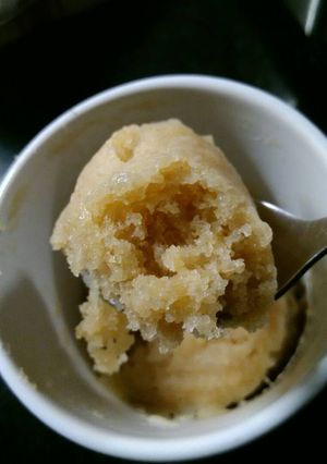A picture of Vanilla mug cake.
