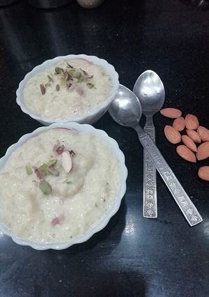 A picture of Banana Kheer.