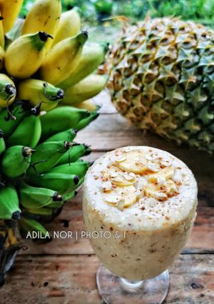 Gambar Banana Pineapple Smoothies