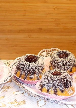 Kókuszkocka muffin recept fotója