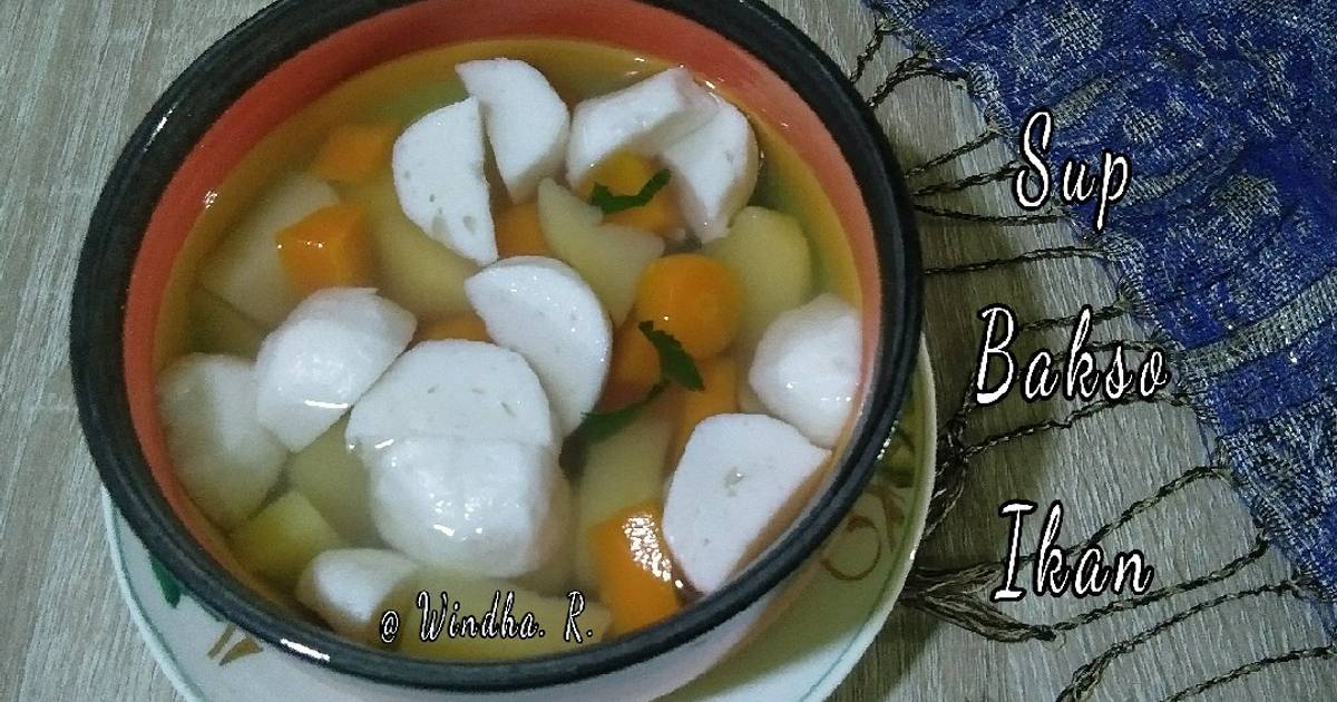 Resep Sup Bakso Ikan Oleh Windha Restidhini Cookpad