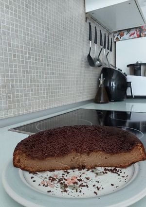 Una foto de Bizcocho de pera y feijoa (o plátano, o manzana)
