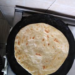 A picture of Soft layered chapati #themechallenge.