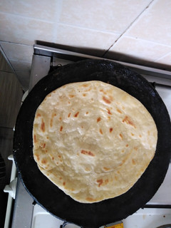A picture of Soft layered chapati #themechallenge.