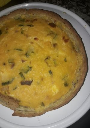Una foto de Tarta de zapallo anco