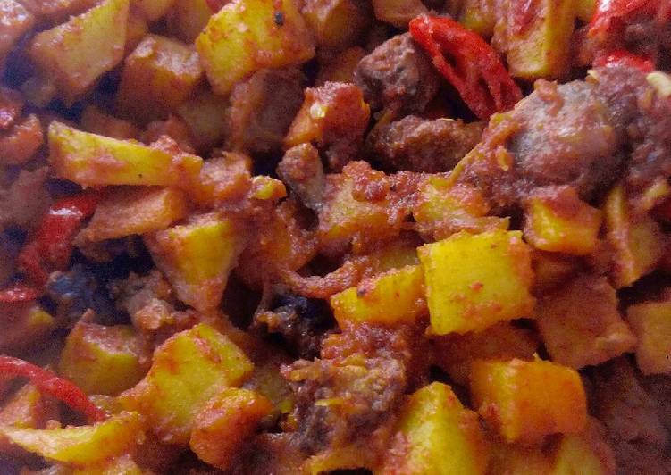 Cara Gampang Menyiapkan Sambal goreng balado kentang ati ampela yang Bikin Ngiler