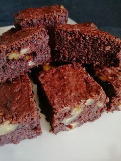 Una foto de Brownie vegano