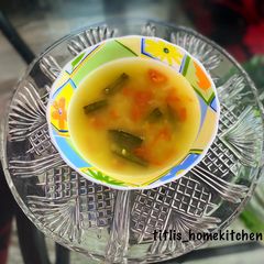 A picture of Three Color Lentil Soup.