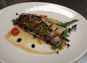 Foto de "Robalo Grelhado com Chimichurri"