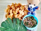 Kulit Ayam Tepung Sambal Matah