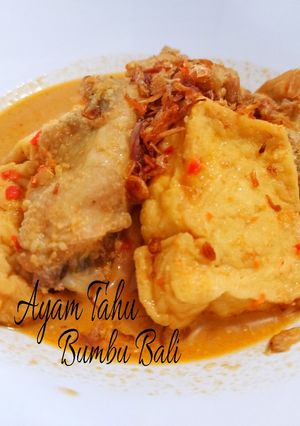 Foto resep Ayam Tahu Bumbu Bali