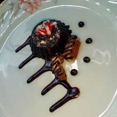 รูปของ Steam Oreo Cake With Choco Ganache