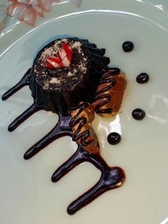 Foto resep Steam Oreo Cake With Choco Ganache