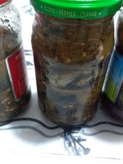 Una foto de Berenjenas al escabeche