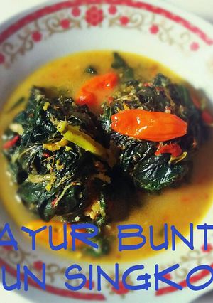 Foto resep Sayur Buntil Daun Singkong