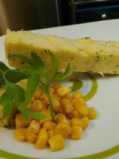 Una foto de Fingers de polenta al horno