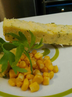 Una foto de Fingers de polenta al horno