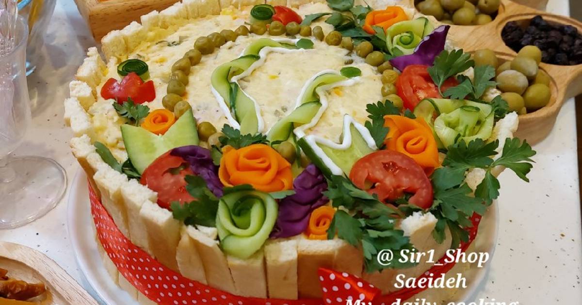 طرز تهیه سالاد الویه مجلسی ساده و خوشمزه توسط Saeideh - کوکپد