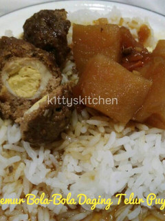 Foto resep Semur Bola-Bola Daging Telur Puyuh