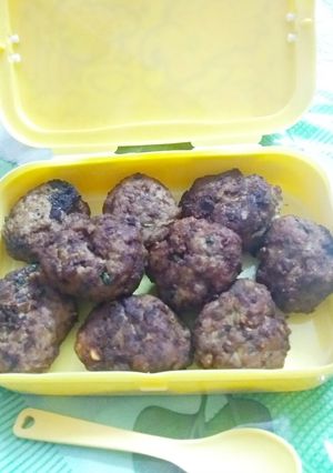 A picture of Mutton koftas.