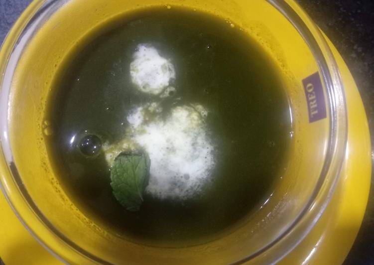 Steps to Make Super Quick Homemade # palakh soup