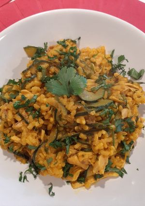 Una foto de Arroz con pollo