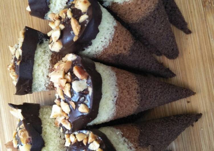 Bolu Kukus Mini Cornetto