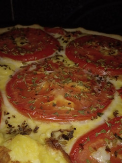 Una foto de Tarta Salada con Crema de Leche