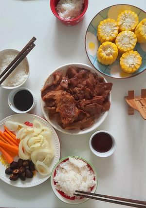 Hình của món THỊT NƯỚNG KIỂU NHẬT (vị tương ngọt).