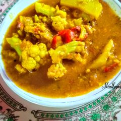 A picture of Cauliflower Dal Masala.