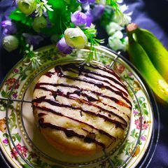 A picture of Banana Flavoured Vanilla cake.