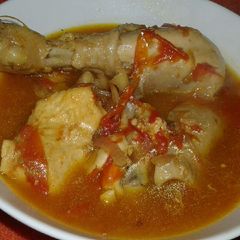 Simple chicken stew A picture of Simple chicken stew.